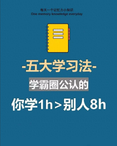 学霸圈公认的5大学习方法,拒绝精神内耗和天赋异禀